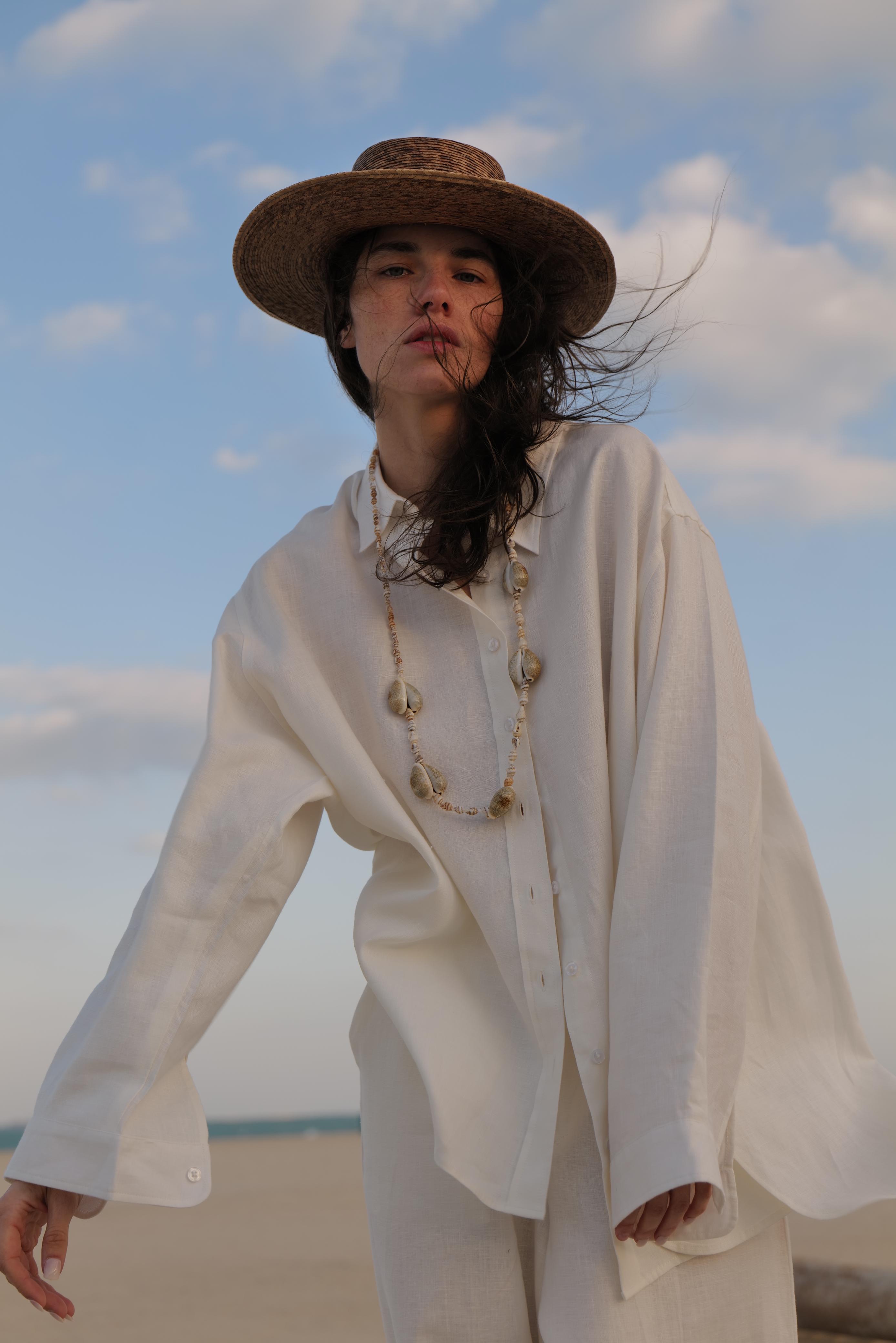 Serene Linen Set in White